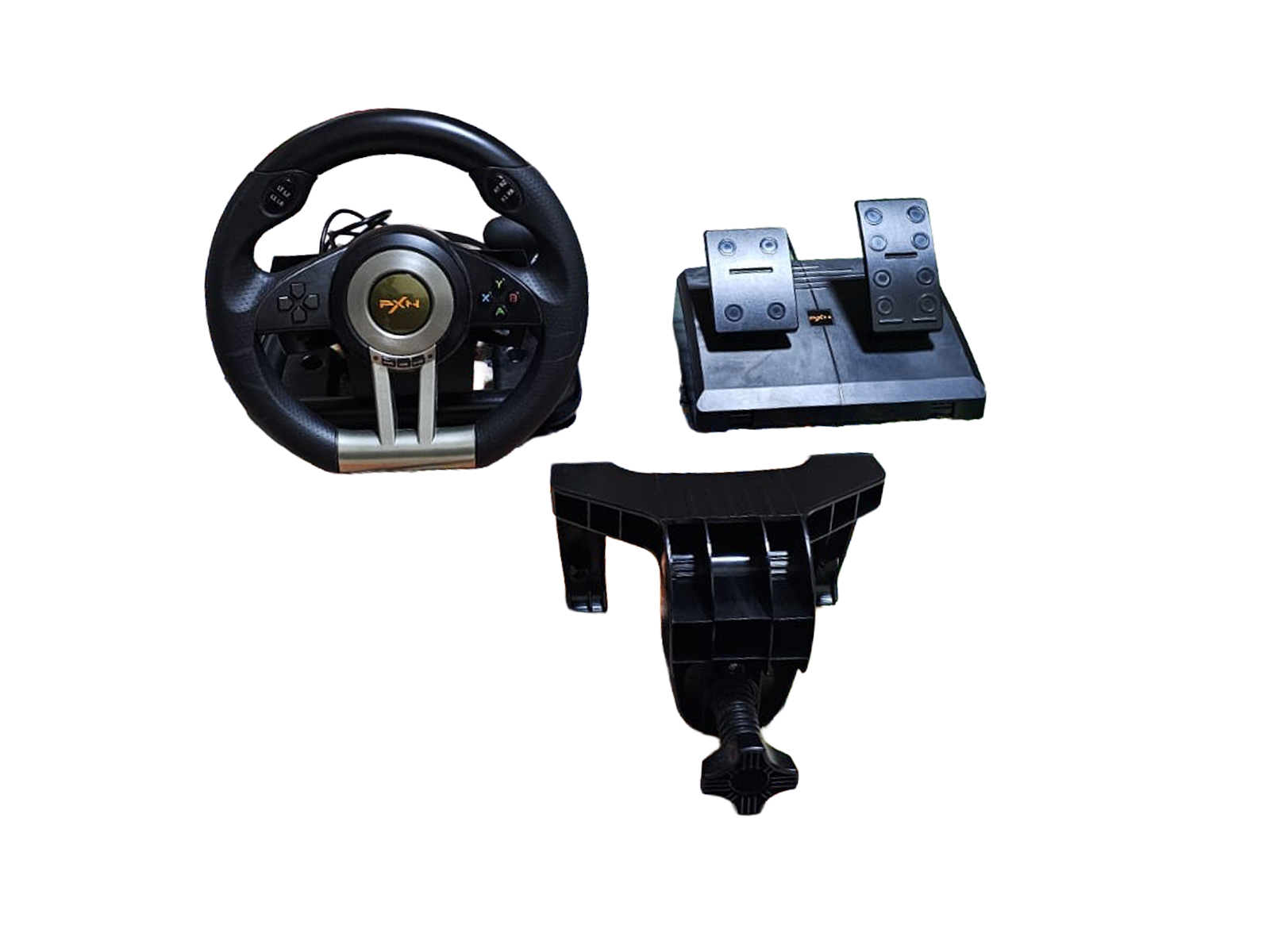 PXN V3 Pro Racing Wheel Set - Steering Wheel, Pedals & Mount (180°) - Image 2